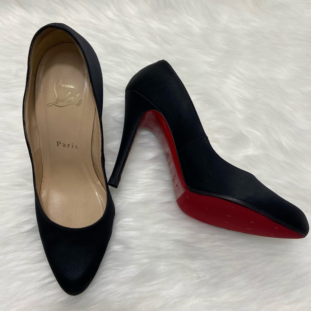 Christian Louboutin Satin Pumps
